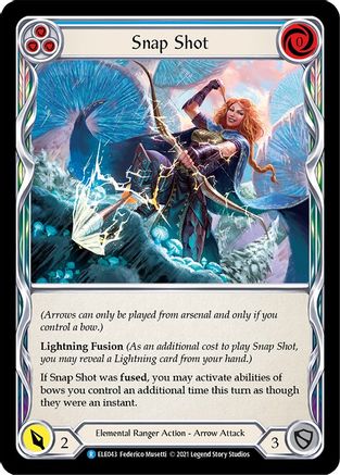 Snap Shot (Blue) (ELE043) [Tales of Aria] Unlimited Edition - Deck Out Gaming