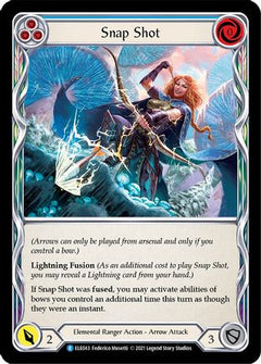 Snap Shot (Blue) (ELE043) [Tales of Aria] 1st Edition Rainbow Foil - Deck Out Gaming