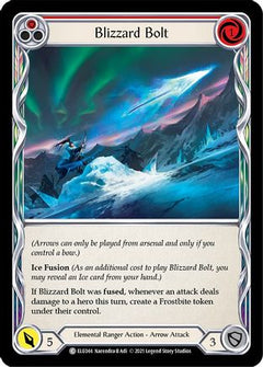 Blizzard Bolt (Red) (ELE044) [Tales of Aria] 1st Edition - Deck Out Gaming