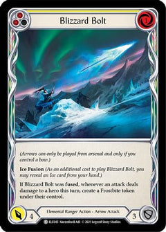 Blizzard Bolt (Yellow) (ELE045) [Tales of Aria] 1st Edition - Deck Out Gaming