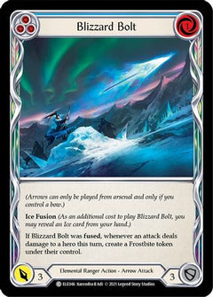 Blizzard Bolt (Blue) (ELE046) [Tales of Aria] Unlimited Edition - Deck Out Gaming