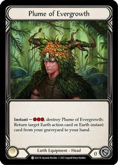Plume of Evergrowth (ELE116) [Tales of Aria] 1st Edition Cold Foil - Deck Out Gaming