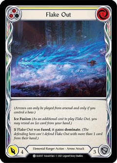 Flake Out (Yellow) (ELE057) [Tales of Aria] Unlimited Edition Rainbow Foil - Deck Out Gaming