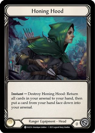 Honing Hood (ELE214) [Tales of Aria] 1st Edition - Deck Out Gaming