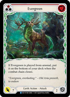 Evergreen (Red) (ELE119) [Tales of Aria] 1st Edition - Deck Out Gaming