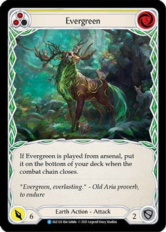 Evergreen (Yellow) (ELE120) [Tales of Aria] Unlimited Edition - Deck Out Gaming