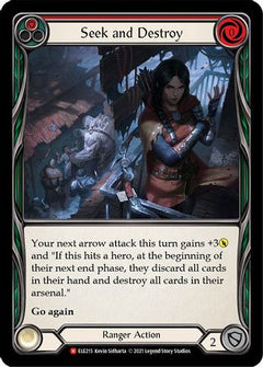 Seek and Destroy (ELE215) [Tales of Aria] Unlimited Edition Rainbow Foil - Deck Out Gaming