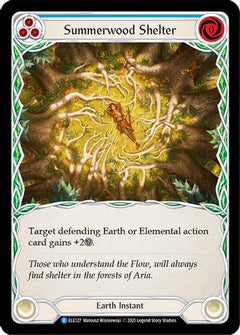 Summerwood Shelter (Blue) (ELE127) [Tales of Aria] Unlimited Edition - Deck Out Gaming