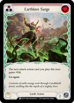Earthlore Surge (Red) (ELE137) [Tales of Aria] Unlimited Edition - Deck Out Gaming