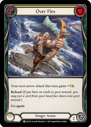 Over Flex (Yellow) (ELE220) [Tales of Aria] 1st Edition - Deck Out Gaming