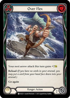 Over Flex (Blue) (ELE221) [Tales of Aria] Unlimited Edition - Deck Out Gaming