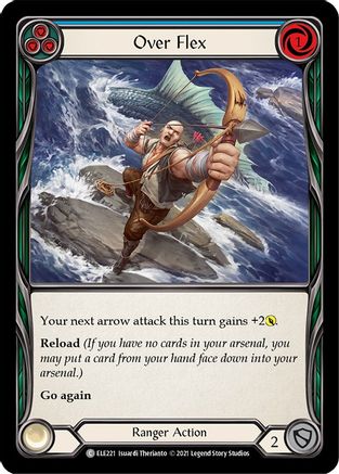 Over Flex (Blue) (ELE221) [Tales of Aria] 1st Edition - Deck Out Gaming