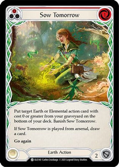 Sow Tomorrow (Red) (ELE140) [Tales of Aria] 1st Edition - Deck Out Gaming