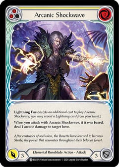 Arcanic Shockwave (Yellow) (ELE074) [Tales of Aria] 1st Edition - Deck Out Gaming