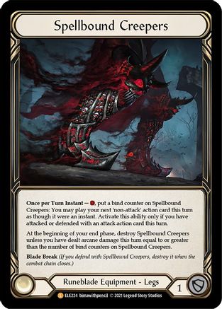 Spellbound Creepers (ELE224) [Tales of Aria] 1st Edition Cold Foil - Deck Out Gaming