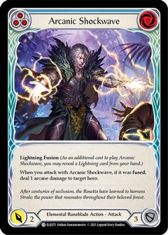Arcanic Shockwave (Blue) (ELE075) [Tales of Aria] 1st Edition - Deck Out Gaming