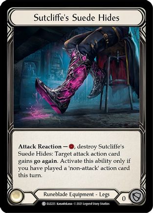 Sutcliffe's Suede Hides (ELE225) [Tales of Aria] Unlimited Edition Rainbow Foil - Deck Out Gaming