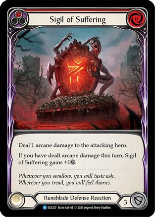 Sigil of Suffering (Red) (ELE227) [Tales of Aria] Unlimited Edition - Deck Out Gaming