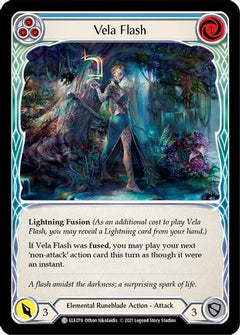 Vela Flash (Blue) (ELE078) [Tales of Aria] 1st Edition - Deck Out Gaming