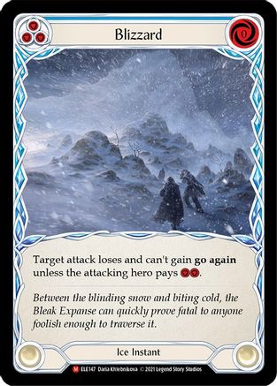 Blizzard (ELE147) [Tales of Aria] 1st Edition - Deck Out Gaming