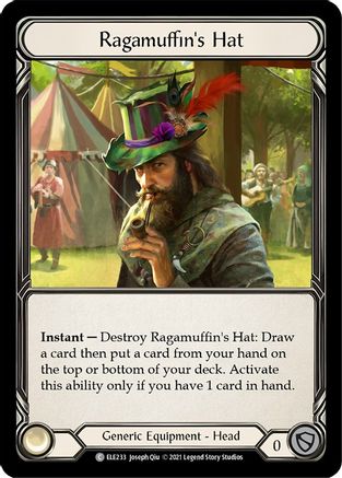 Ragamuffin's Hat (ELE233) [Tales of Aria] Unlimited Edition Rainbow Foil - Deck Out Gaming