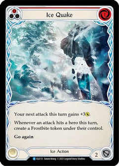 Ice Quake (Red) (ELE151) [Tales of Aria] 1st Edition - Deck Out Gaming