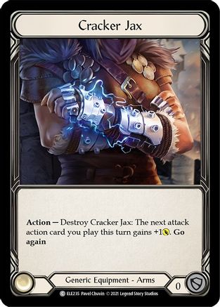 Cracker Jax (ELE235) [Tales of Aria] 1st Edition - Deck Out Gaming
