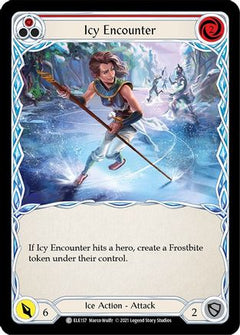 Icy Encounter (Red) (ELE157) [Tales of Aria] Unlimited Edition Rainbow Foil - Deck Out Gaming