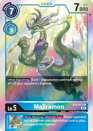 Majiramon (BT6-027) [Double Diamond] Foil - Deck Out Gaming