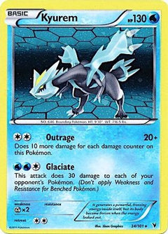 Kyurem - 34/101 (Cosmos Holo) (34) [Miscellaneous Cards & Products] Holofoil - Deck Out Gaming