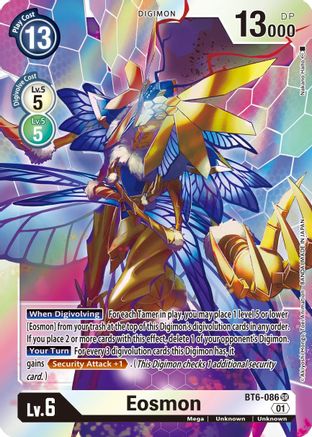 Eosmon - BT6-086 (BT6-086) [Double Diamond] Foil - Deck Out Gaming