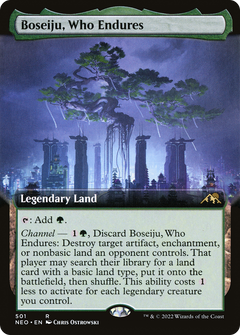 Boseiju, Who Endures (Extended Art) (501) [Kamigawa: Neon Dynasty] foil - Deck Out Gaming