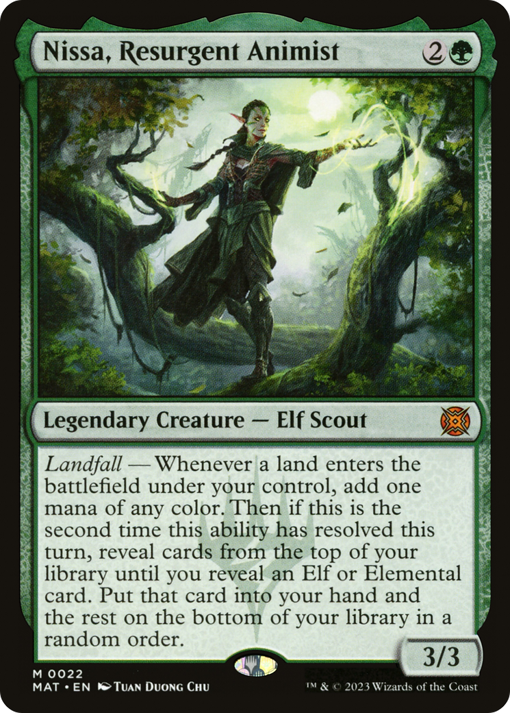 Nissa, Resurgent Animist (22) [March of the Machine: The Aftermath] - Deck Out Gaming