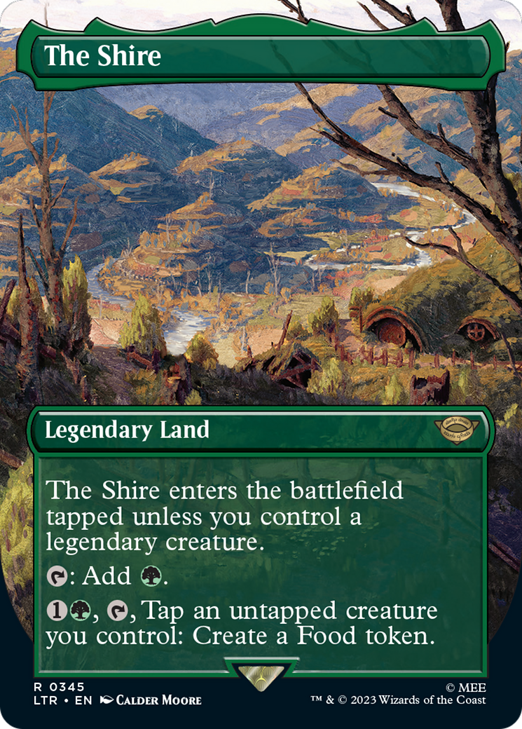 The Shire (Borderless) (345) [The Lord of the Rings: Tales of Middle-earth] - Deck Out Gaming