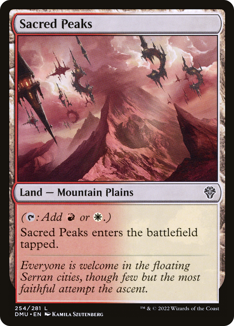 Sacred Peaks (254) [Dominaria United] - Deck Out Gaming
