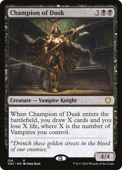 Champion of Dusk (124) [Crimson Vow Commander] - Deck Out Gaming