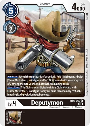 Deputymon (BT6-060) [Double Diamond] - Deck Out Gaming