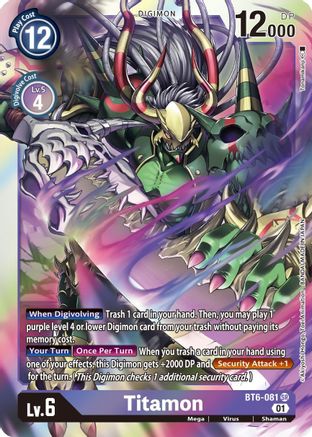 Titamon (BT6-081) [Double Diamond] Foil - Deck Out Gaming