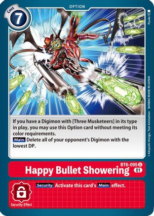 Happy Bullet Showering (BT6-095) [Double Diamond] - Deck Out Gaming