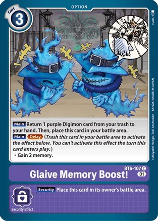 Glaive Memory Boost! (BT6-107) [Double Diamond] - Deck Out Gaming