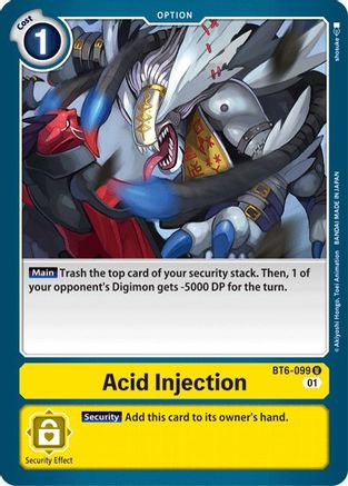 Acid Injection (BT6-099) [Double Diamond] - Deck Out Gaming