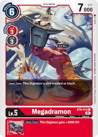 Megadramon (BT6-013) [Double Diamond] - Deck Out Gaming