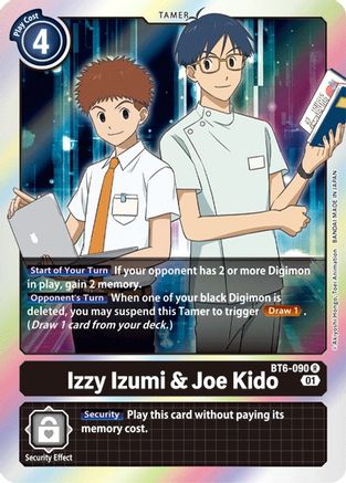 Izzy Izumi & Joe Kido (BT6-090) [Double Diamond] Foil - Deck Out Gaming