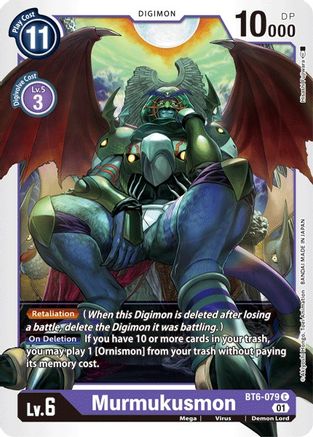 Murmukusmon (BT6-079) [Double Diamond] - Deck Out Gaming