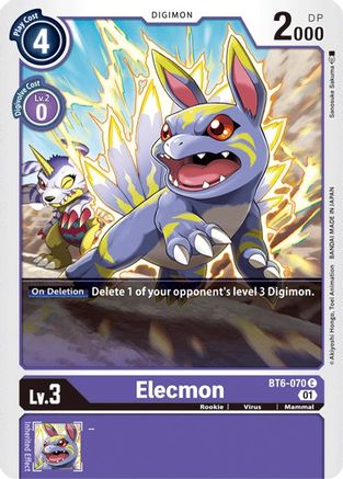 Elecmon (BT6-070) [Double Diamond] - Deck Out Gaming