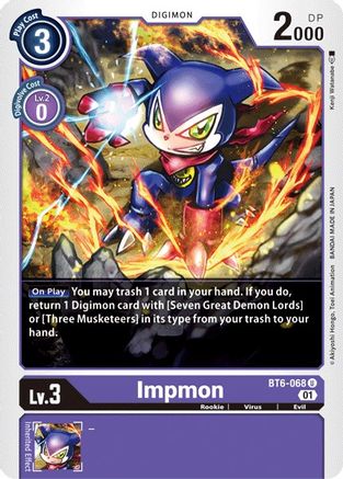 Impmon (BT6-068) [Double Diamond] - Deck Out Gaming