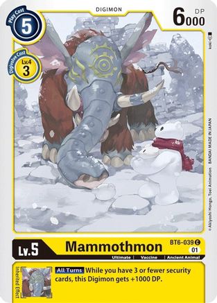 Mammothmon (BT6-039) [Double Diamond] - Deck Out Gaming