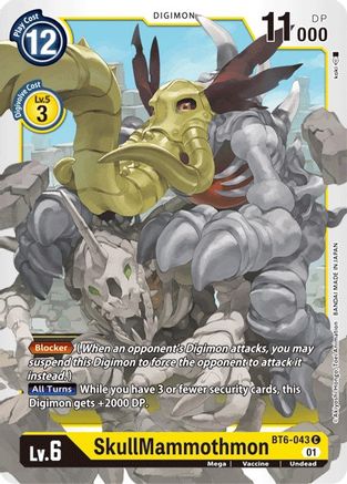 SkullMammothmon (BT6-043) [Double Diamond] - Deck Out Gaming