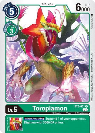 Toropiamon (BT6-051) [Double Diamond] - Deck Out Gaming