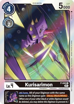 Kurisarimon (P-045) [Digimon Promotion Cards] Foil - Deck Out Gaming